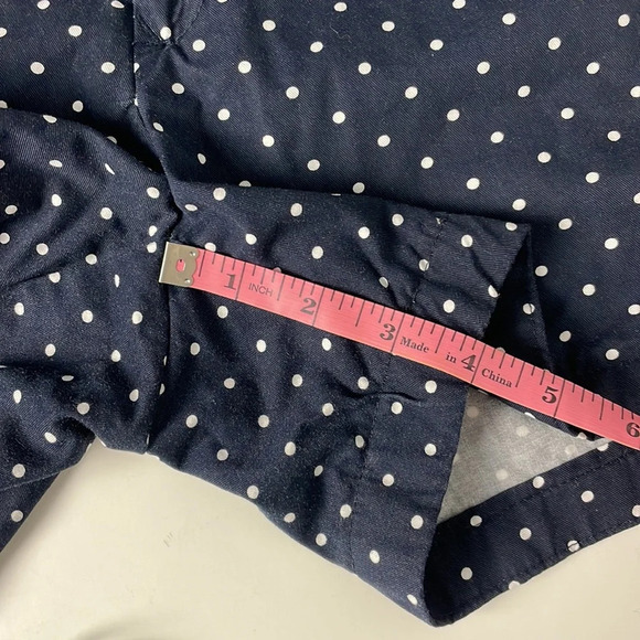 Tommy Hilfiger Polka Dot Shorts Navy Blue White Size 4 Beach Nautical Summer - Picture 6 of 8